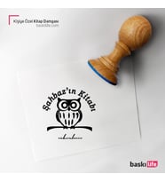 Kişiye Özel Kitap Damgası Kitap Mührü Kaşe Kitap Mühür Özel Damga 07