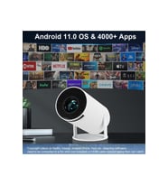 Mini Taşınabilir Projektör, Wi-Fi ile 4-6 Saat Kullanım, Hafif ve Taşınabilir