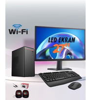 DAGMOR BN2015060 İNTEL İ5 4 8GB RAM 120GB SSD 27'' EKRAN FULL SET MASAÜSTÜ BİLGİSAYAR (Siyah)