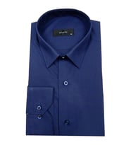 Erkek Slim Fit Gömlek Bgl-st00070 (Lacivert)