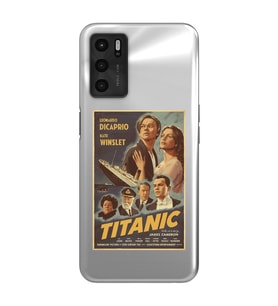 Oppo A16 / A55 Uyumlu Titanic Tasarımlı Şeffaf Telefon Kılıfı