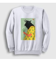 Presmono Unisex Beyaz Boyfriend Valentine's Day Sevgililer Günü Sweatshirt 284281tt