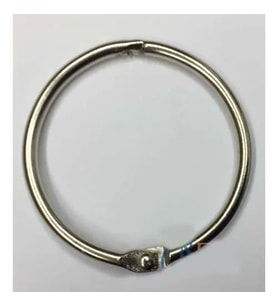 Northcity Kilitli Yuvarlak Halka 4cm - Güçlü Kilitli Metal Anahtarlık Halkası