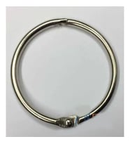 Northcity Kilitli Yuvarlak Halka 4cm - Güçlü Kilitli Metal Anahtarlık Halkası