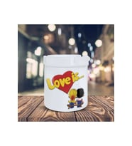 Love Is.. Şıpsevdi Baskılı Küllük Seramik Kül Tablası-0214