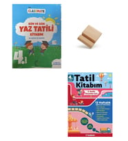 Okyanus Classmate 4'den 5'e Geçenler İçin Yaz Tatil Kitabı ve Tudem Yaz Tatil Kampı + Telefon Standı