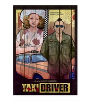 ekart Taksi Şoförü Taxi Driver Film Afişi Mdf poster