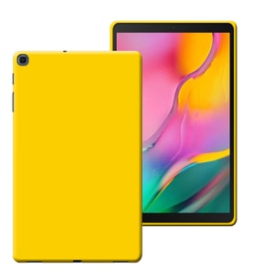 Samsung Galaxy Tab A SM T510 10,1 inç Lansman Silikon Yumuşak Dokulu Kılıf (Sarı)