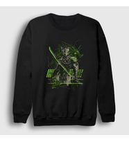 Presmono Unisex Siyah Genji V2 Oyun Overwatch Sweatshirt 358591tt