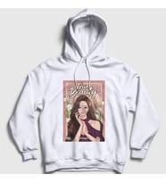 Presmono Unisex Beyaz Lim Joo Kyung True Beauty Kapüşonlu Sweatshirt 475837tt