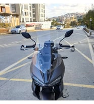 MOTOCAM Falcon Trex 188 Ön Cam 2022-2026 Model 75cm Şeffaf Renkli 4mm UZUN