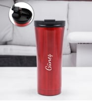 Kişiye Özel 500 ML Kırmızı Çelik Termos
