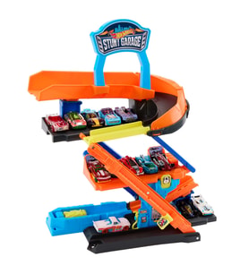 Hot Wheels 2in1 Dönüşebilen Garaj Oyun Seti - Fırlatıcılı Araba ve Pist Seti