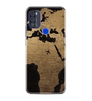 Reeder P13 Blue Max Pro 2021 Kılıf Silikon Desen Özel Seri Map Planet 1656