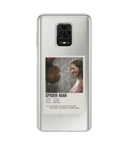 Xiaomi Redmi Note 9S - Redmi Note 9 PRO Uyumlu Spider Man Poster Tasarımlı Şeffaf Telefon Kılıfı