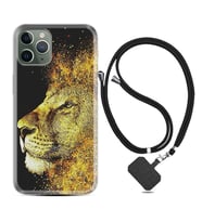 Apple iPhone 11 12 13 14 Pro Max Kılıf Boyun Askılı Silikon Leon 1323