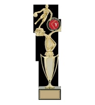 ODAK KUPA - Figürlü Kupalar - Basketbol Kadın Figürlü Kupalar FG-043 B - 41 cm