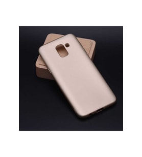 Samsung Galaxy J6 Uyumlu Kılıf Zore Premier Silikon Kapak (Gold)