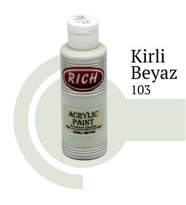 Rich Master Akrilik Boya 120 cc. 103 Kirli Beyaz 