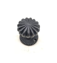 Antika Tarz Dekoratif Pirinç Açarlı Kapı Babası - 50mm, Oksit