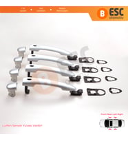 Renault Fluence Megane 3 Clio 4 Scenic 3 Captur 1 için 4 Adet Sensörlü Dış Kapı Açma Kolu 806B08422R
