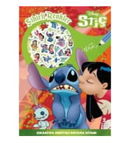 Disney Stiç - Sihirli Renkler Çıkartma Hediyeli Boyama Kitabı
