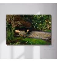 Kanvas John Everett Millais OPHELIA Ev Ofis Dekoru Klasik Duvar Tablosu Baskı Tablo