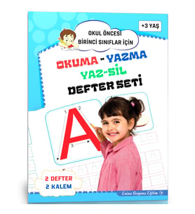 Okuma Yazma YAZ-SİL Defteri (Bitmeyen Defter)