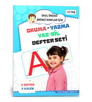 Okuma Yazma YAZ-SİL Defteri (Bitmeyen Defter)