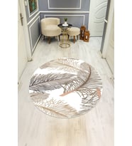 Dijital Baskı Modern Kaymaz Taban Halı H0318