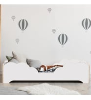 Markaawm Montessori Karyola Rainbow Mdf Çocuk ve Bebek Yatak (Beyaz)