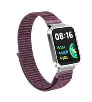Xiaomi Redmi Watch 2 Lite Uyumlu Kordon Hasır Örgü Cırt Cırtlı Zore KRD-61 Kayış