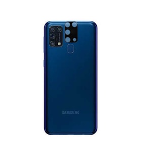 Galaxy M31 Zore 3D Kamera Camı (Siyah)
