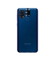 Galaxy M31 Zore 3D Kamera Camı (Siyah)