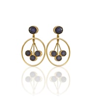 Kadir Jewellery 22 Ayar Altın Kaplama Vintage Küpe -El İşçiliği Ve Hipoalerjenik Küpe