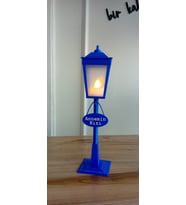 Dekoratif Tealight Sokak Feneri (Lacivert)