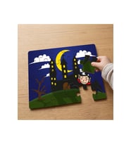 Şato - Gizemli Ev Tasarımlı 24 Parça Ahşap Çocuk Puzzle MPK0449