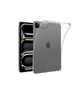 Newface Apple iPad Pro 11 (2024) Kılıf Anti Shock Tablet Silikon - Şeffaf