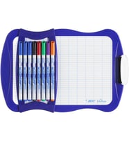Bic Velleda 1721 Mini Beyaz Tahta + 8 Adet Kalem + Silgi 