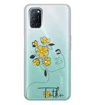 Oppo Headflow Tasarımlı Şeffaf Telefon Kılıfı