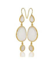 Kadir Jewellery 22 Ayar Altına Kaplama Kadın Sallantılı Küpe -El İşçiliği Ve Hipoalerjenik Küpe