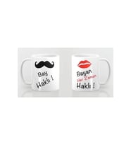 Beyaz Sevgili Çift Kupa Seti