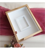 30x40 Cm Gold Pleksi Kaplı Fotoğraf Alanlı Anı Çerçevesi! İsimsiz Ledsiz! Ayna Çerçeve!(Fotoğraf Hediye)