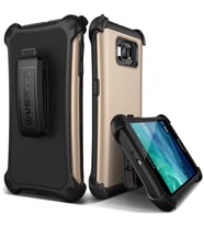 Verus Galaxy S6 ile Uyumlu Case Hard Drop Active Kılıf Shine Gold