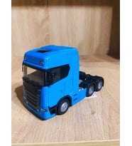 Sesli Işıklı Ölçekli 1/43 Dorsesiz Tır Kafası Açılabilir Kupalı Mavi