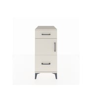 Kronos Komodin Tek Raflı 2 Çekmeceli Tek Kapaklı 44x59x96 Aytaşı-Aytaşı