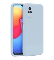 Vivo Y53s Kılıf Nano İçi Kadife Silikon - Buz Mavi