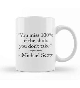 Michael Scott Quote Kupa Bardak Porselen