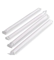 ŞeyliŞeyler - Kağıt Sargılı Pipet 19 cm 200'lü 10 Paket (2000 Adet)