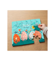 Paskalya Yumurtaları Tasarımlı 24 Parça Ahşap Çocuk Puzzle MPK0506